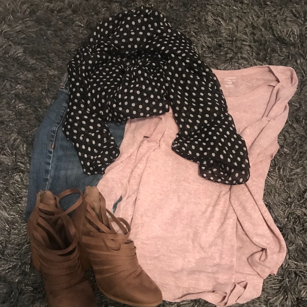 Polka Dotted Scarf